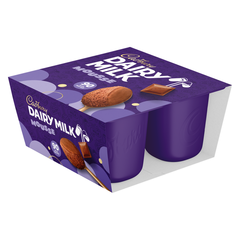 Cadbury Dairy Milk Mousse, 4 x 45g
