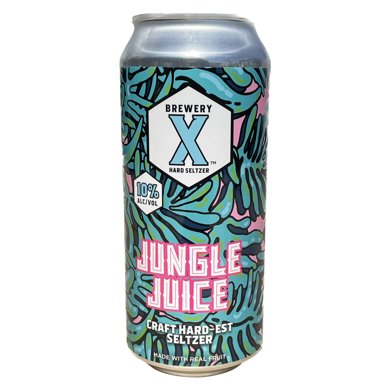 Brewery X Jungle Juice Hard-est Seltzer 4pk 16oz Can