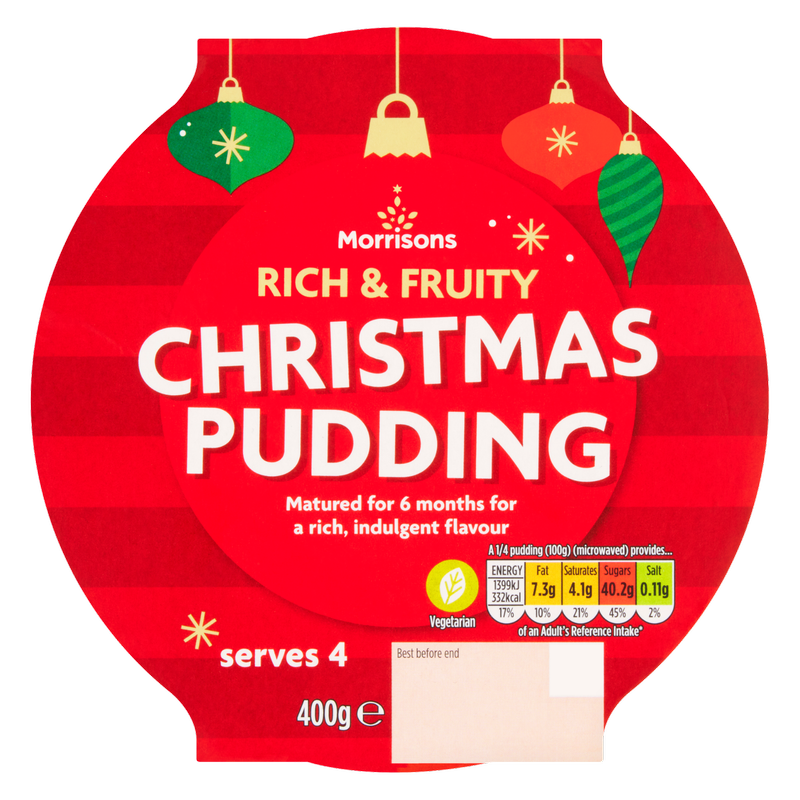 Morrisons Christmas Pudding, 400g
