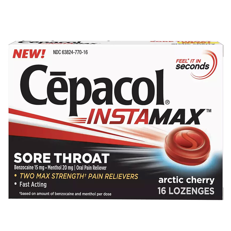 Cepacol InstaMax Lozenges Arctic Cherry 16ct