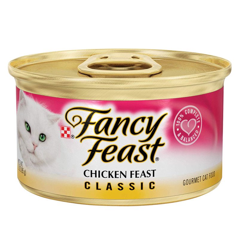 Fancy Feast Chicken Feast Classic Pate Cat Food 3oz