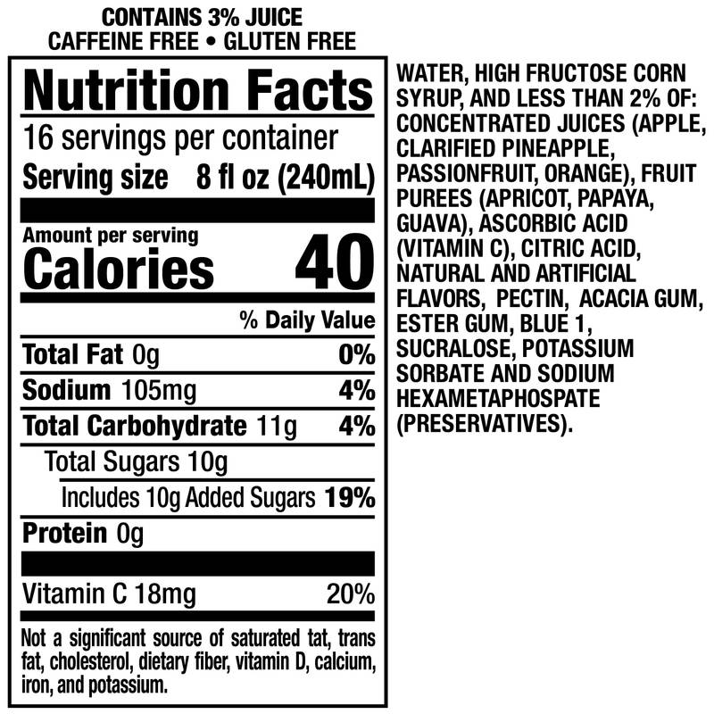 Hawaiian Punch Polar Blast Juice Drink, 1 gal bottle