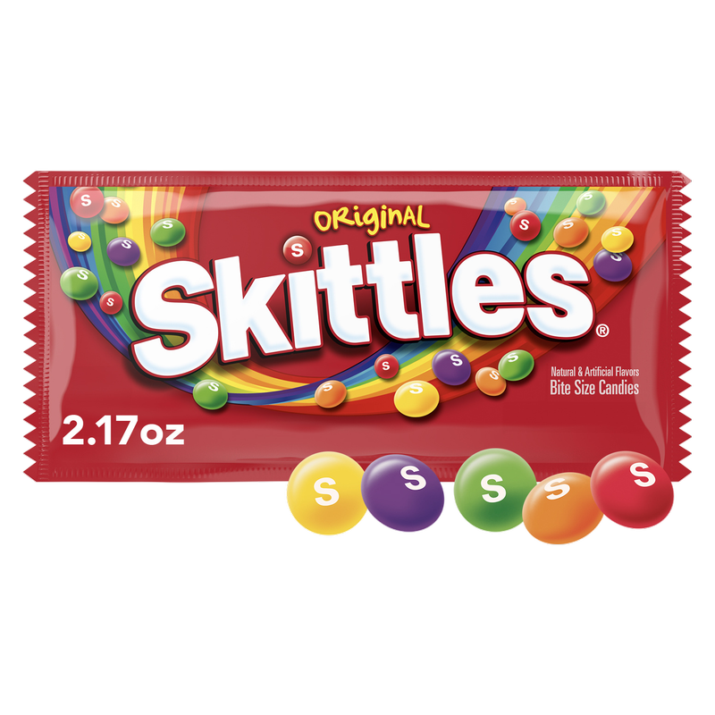 Skittles Original Candy, 2.17oz