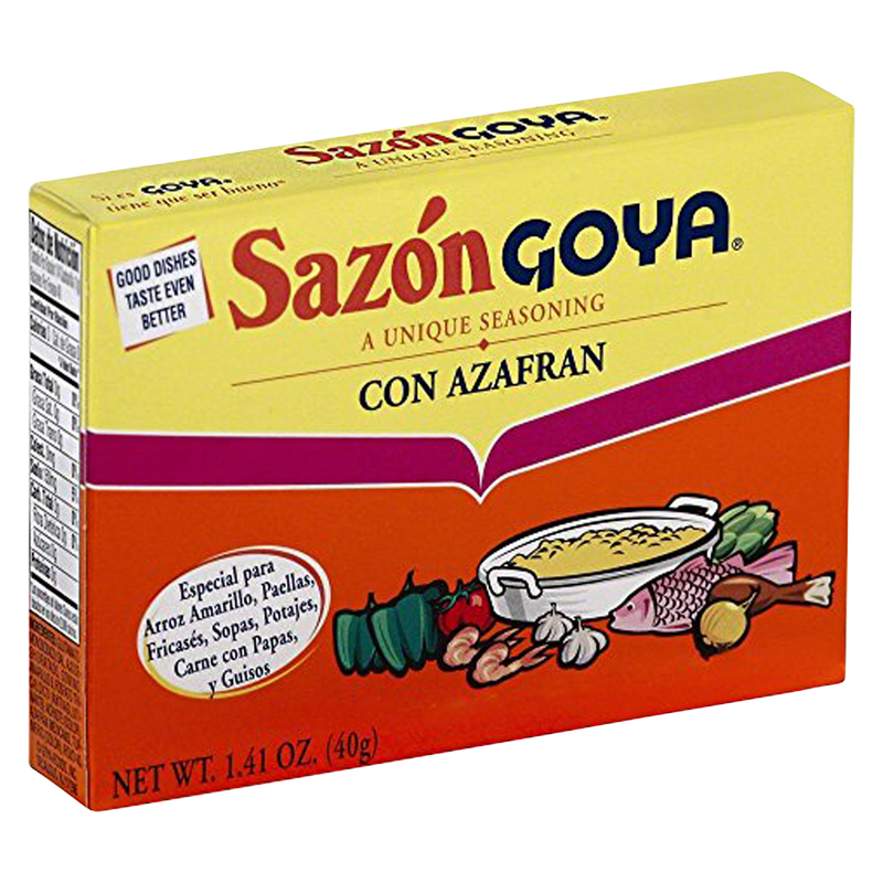 Goya Sazon Seasoning with Azafran 1.41oz