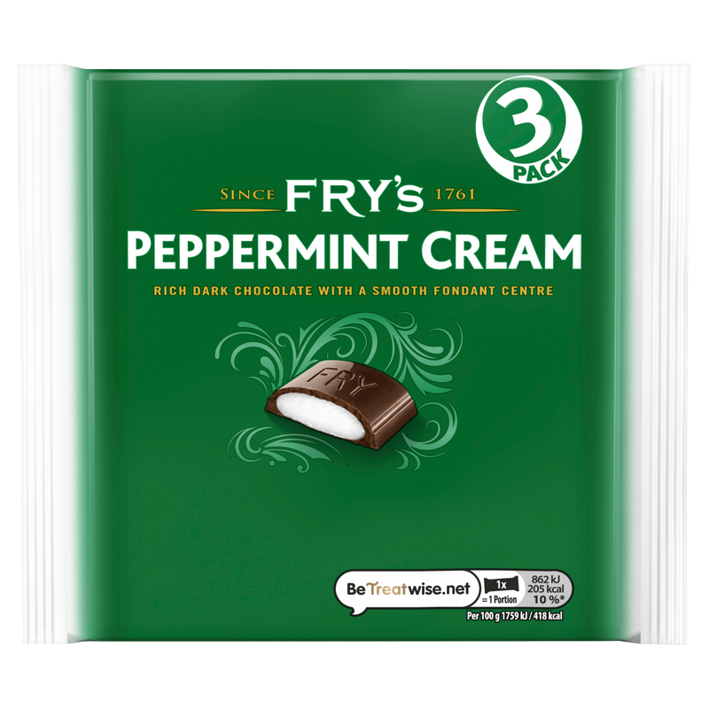 Fry's Peppermint Cream, 3 x 49g