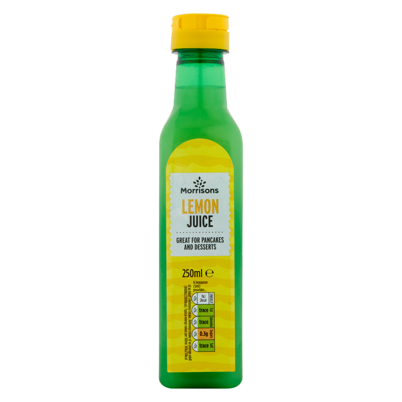 Morrisons Lemon Juice, 250ml