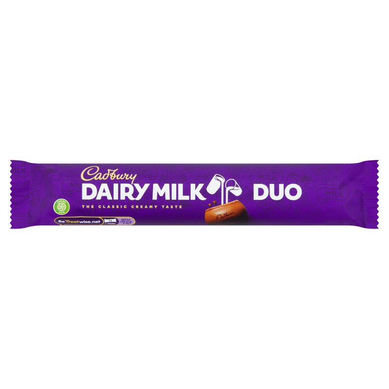 Cadbury Dairy Milk Duo, 54.4g