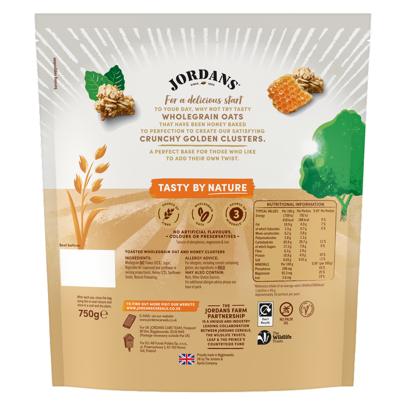 Jordans Simply Granola with a Hint of Honey, 750g