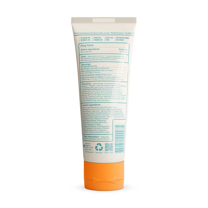 Vacation SPF 30 Mineral Lotion - Luxury Grade Zinc-Based Protection 3.4oz