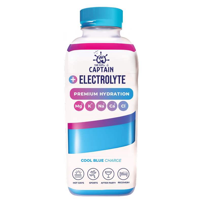 The GUTsy Captain Electrolytes Cool Blue, 600ml