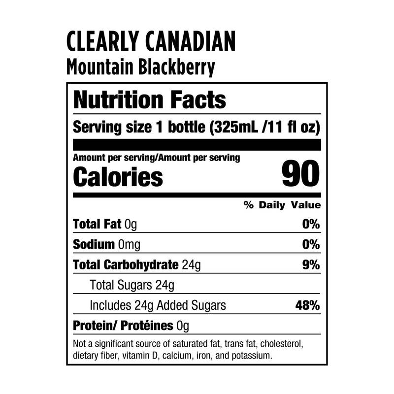 Clearly Canadian Mountain Blackberry 11oz