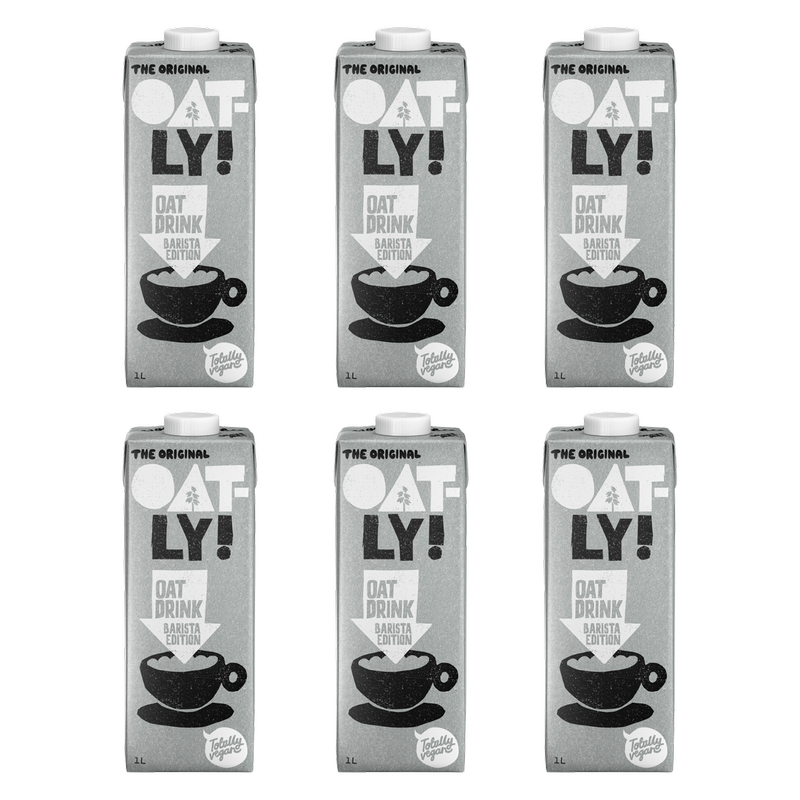 Oatly Oat Drink Barista Edition, 6 x 1L