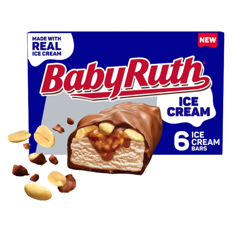 Babyruth Ice Cream Bars, 6pk