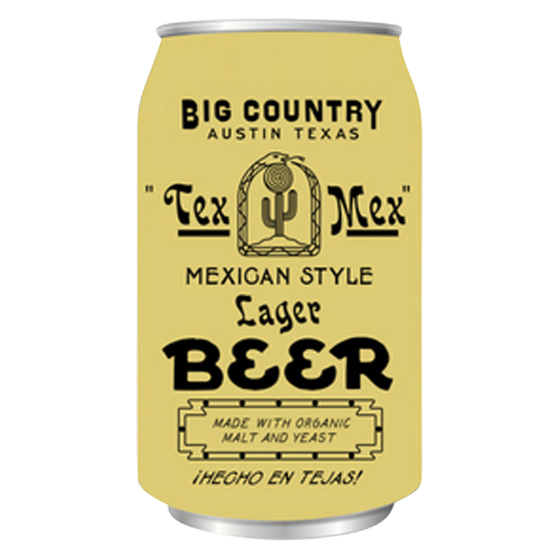 Big Country Organic Brewing Co. TexMex Lager 6pk 12oz Can 5.5% ABV
