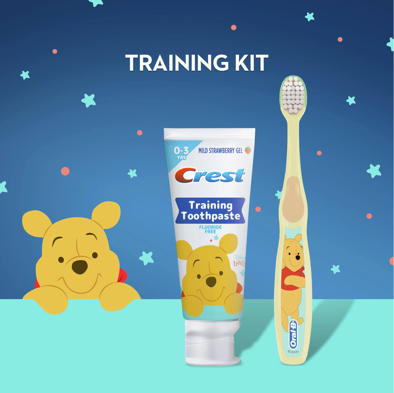 Crest Baby Training Toothpaste & Toothbrush Kit, Winnie the Pooh