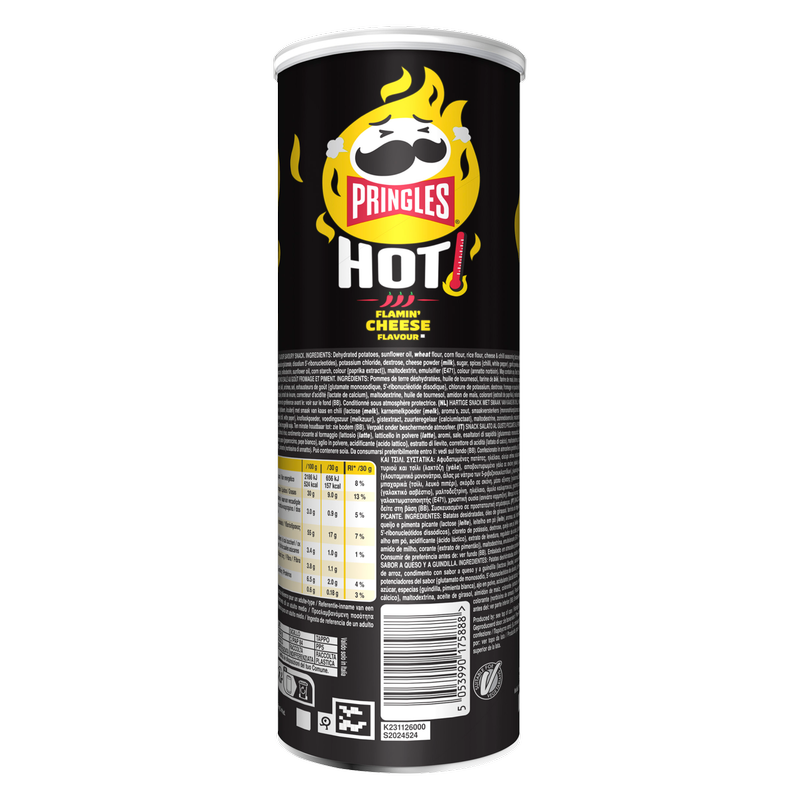 Pringles Hot Flamin' Cheese, 160g