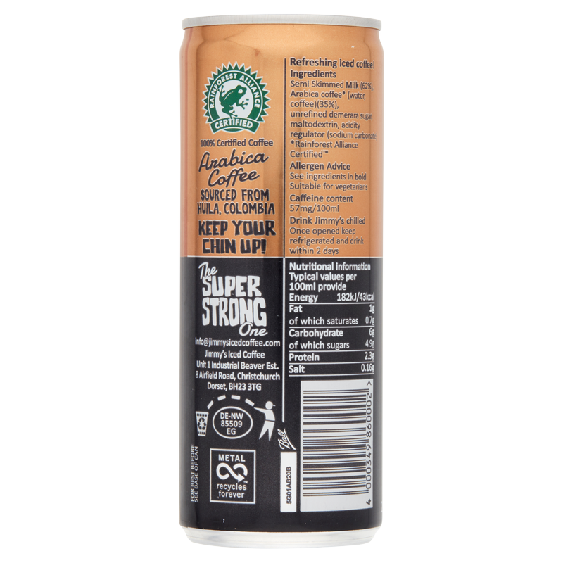 Jimmy's Iced Coffee Flat White Extra Shot, 250ml