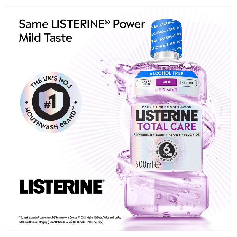 Listerine Total Care Milder Taste, 500ml