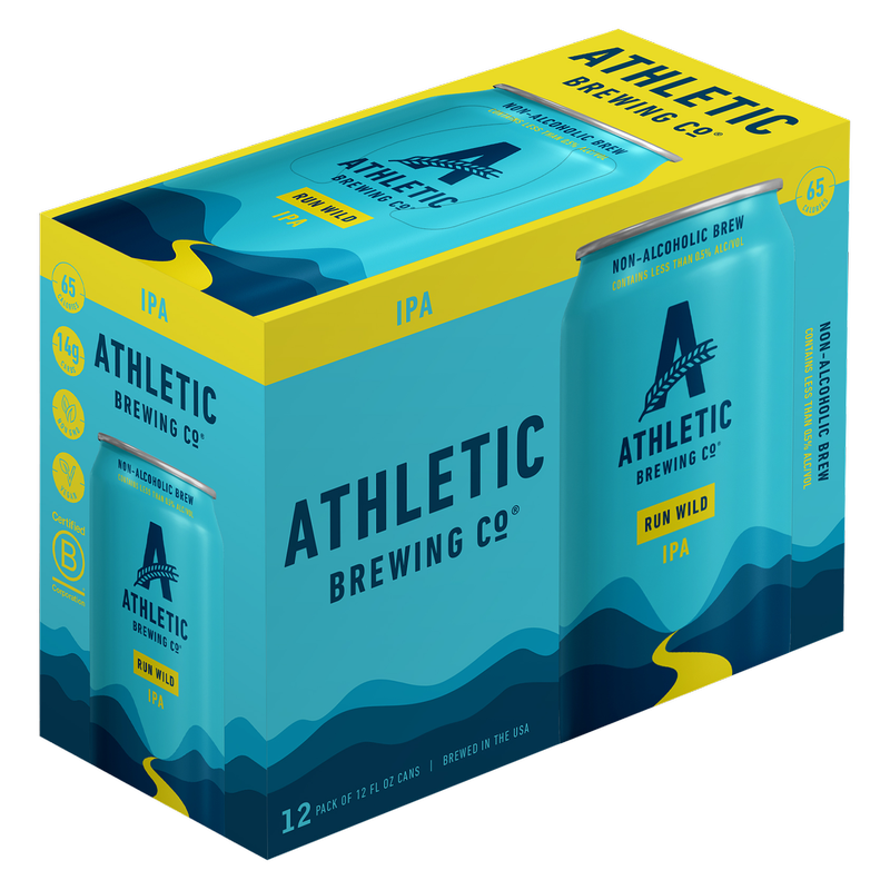Athletic Brewing Co. Run Wild Ipa Non-Alcoholic (12Pkc 12 Oz)