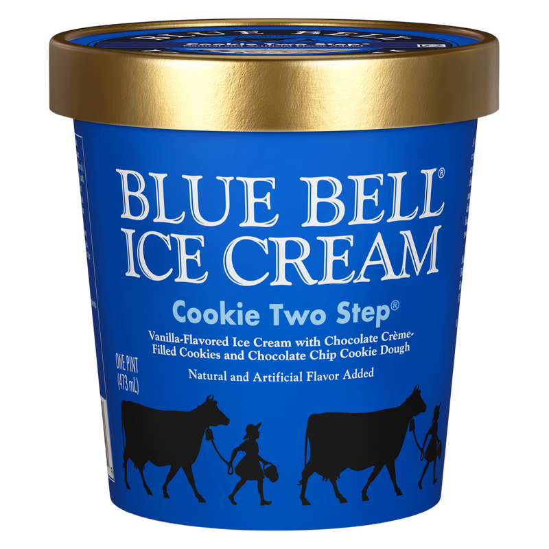 Blue Bell Cookie Two Step Ice Cream Pint