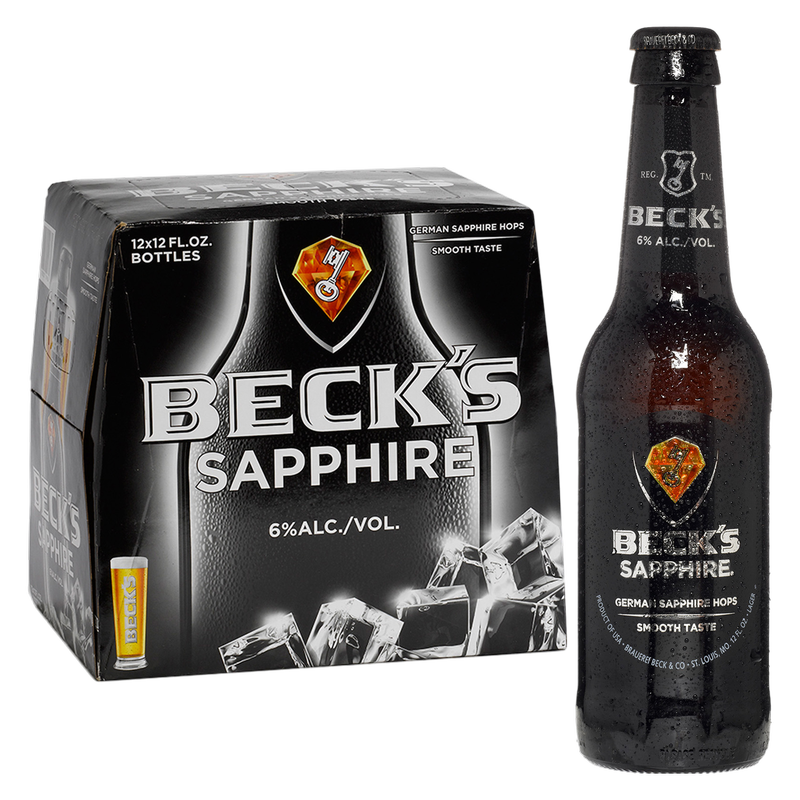 Becks Sapphire 12 Pack 12 oz Bottles