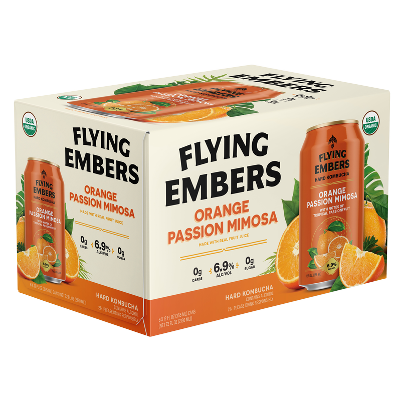 Flying Embers Orange Passion Mimosa 6pk 12oz Can 6.9% ABV
