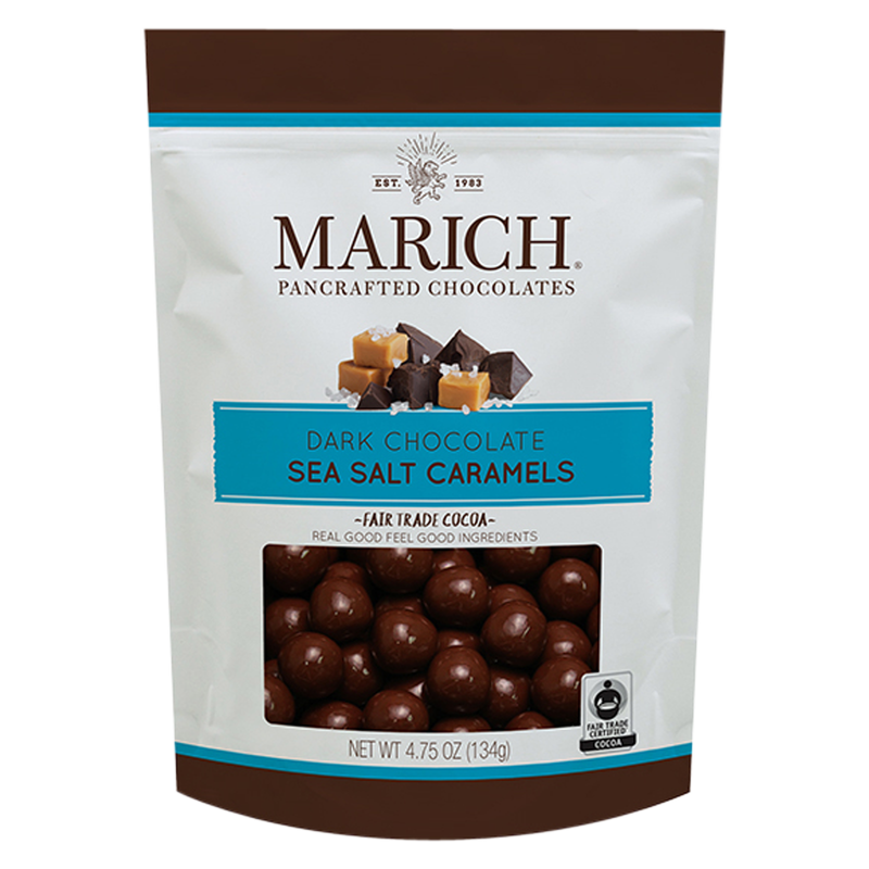 Marich Dark Chocolate Covered Sea Salt Caramels 4.75oz (4.75 OZ)