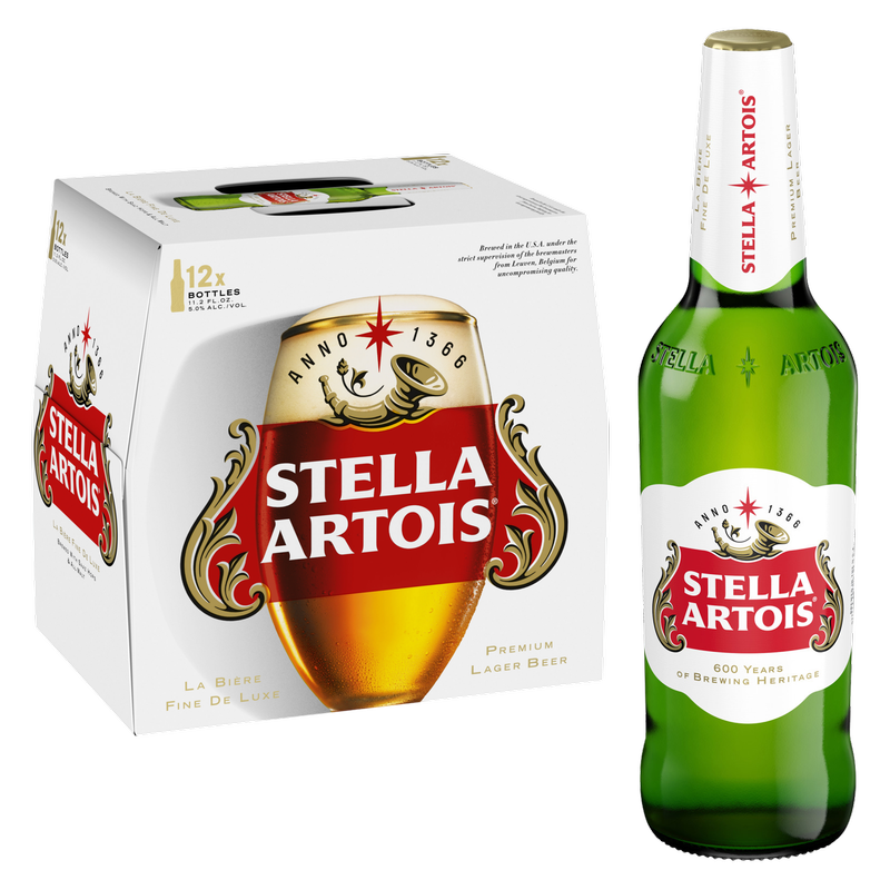 Stella Artois 12pk 11.2oz Btl 5.0% ABV