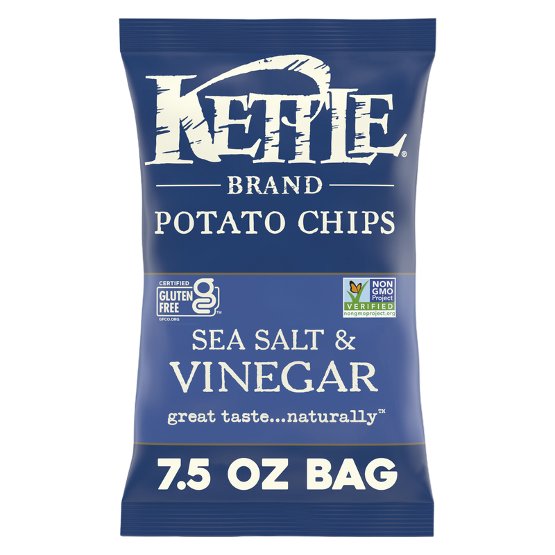Kettle Brand Sea Salt And Vinegar Chips, 7.5oz