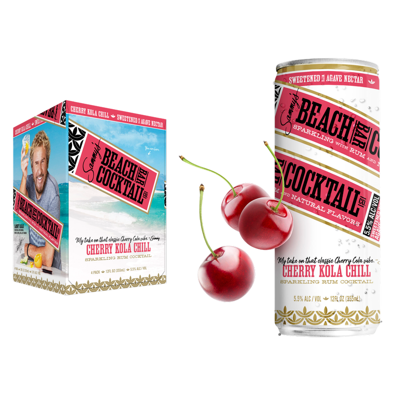 Sammy's Beach Bar Cherry Koka 4pk 12oz Can