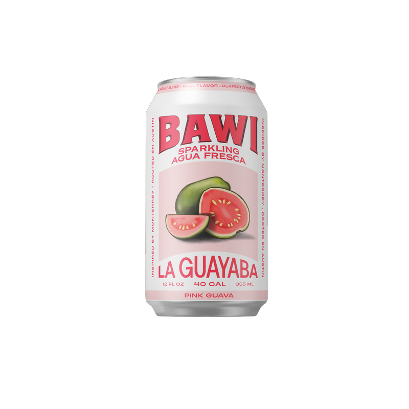 Bawi Pink Guava Agua Fresca 12oz Can