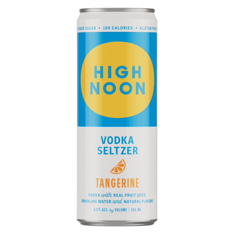 High Noon Tangerine Hard Seltzer 12oz Cans 4pk