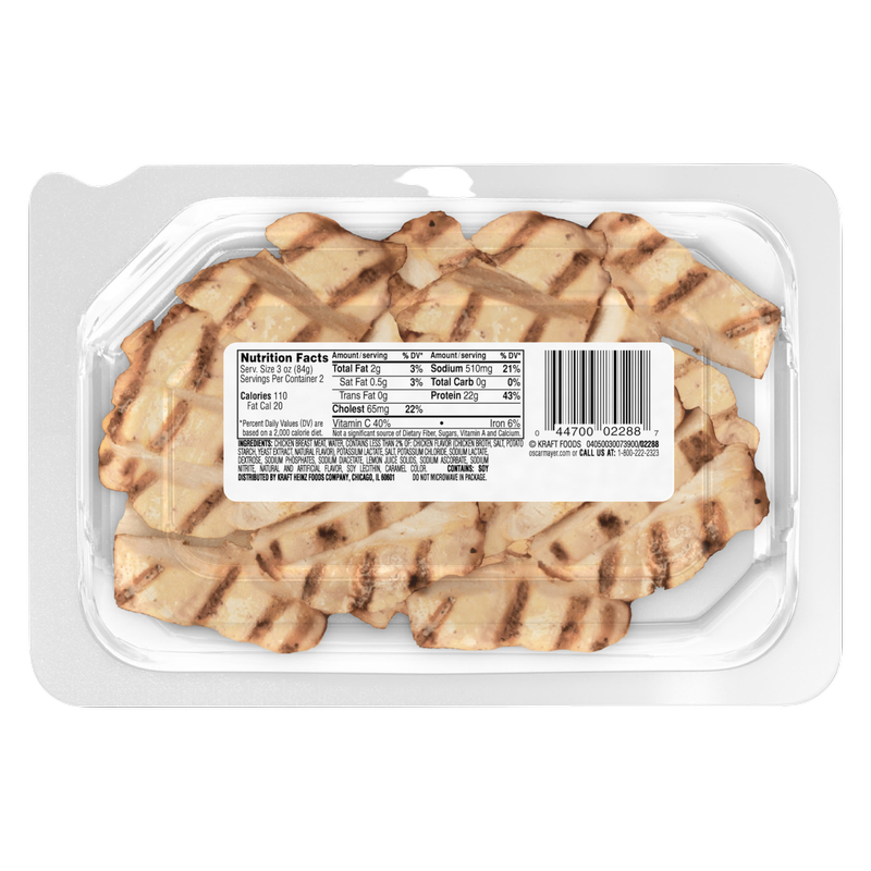 Oscar Mayer Grilled Chicken Breast Strips - 6oz