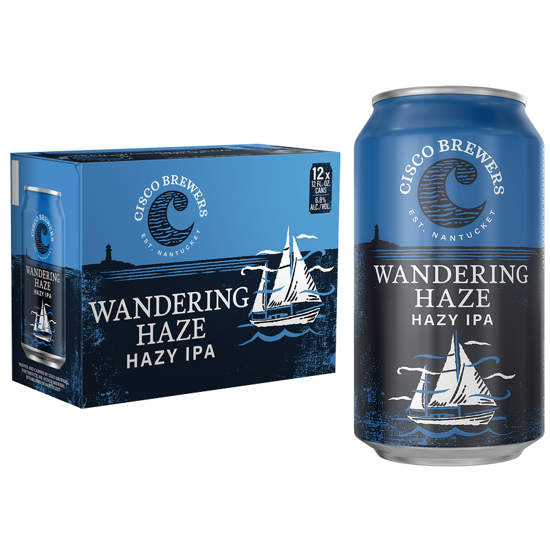 Cisco Brewers Wandering Haze IPA 12pk 12oz Can 6.8% ABV