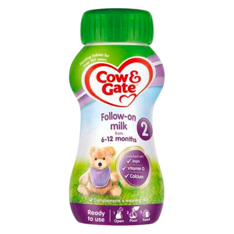 Cow & Gate 2 Follow On Baby Milk Formula, 200ml