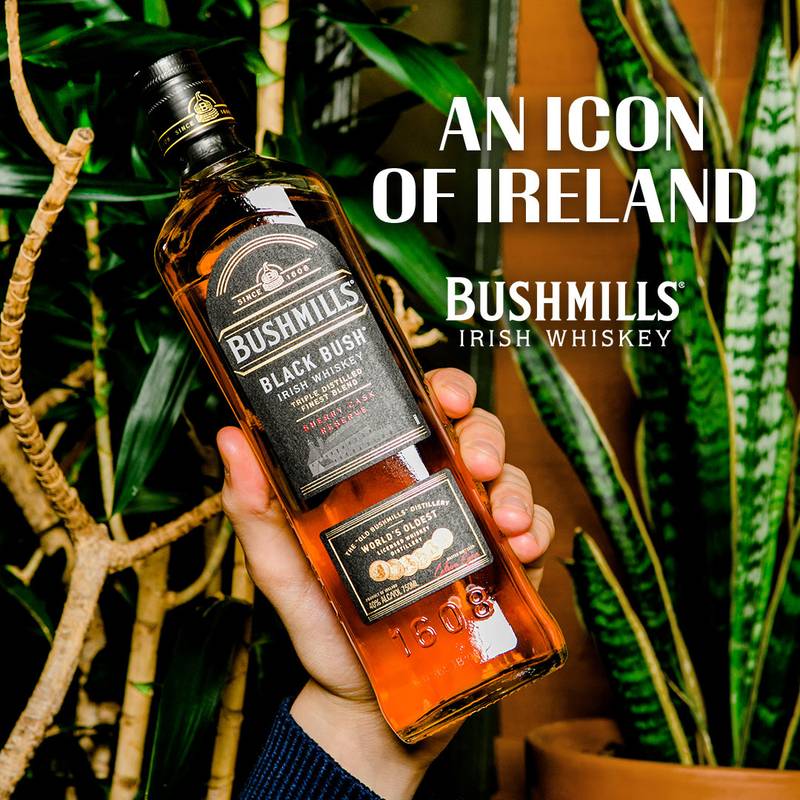 Bushmills Black Bush Irish Whiskey 750ml (80 Proof)