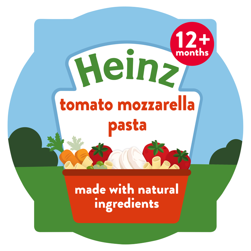 Heinz Tomato Mozzarella Pasta Shells Baby Food Tray 1+ Year, 200g