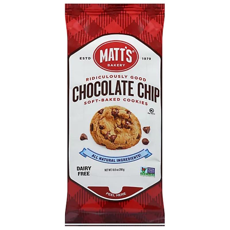 Matt's Cookies Chocolate Chip Cookies, 10.5 oz