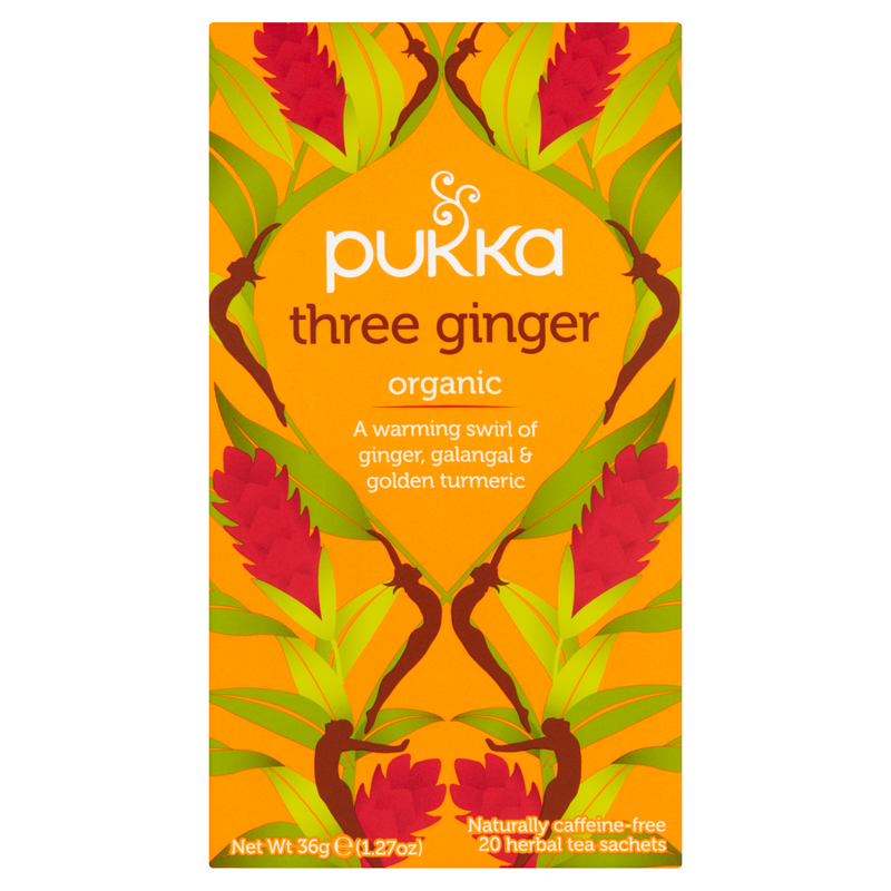 Pukka Three Ginger Tea, 20pcs