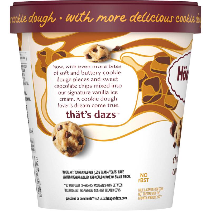 Haagen-Dazs Chocolate Chip Cookie Dough Ice Cream Pint