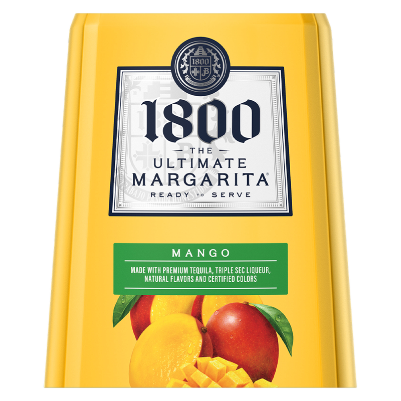 1800 Ultimate Mango Margarita Plastic 1.75L