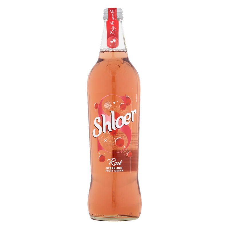 Shloer Rosé Sparkling Fruit Drink, 750ml
