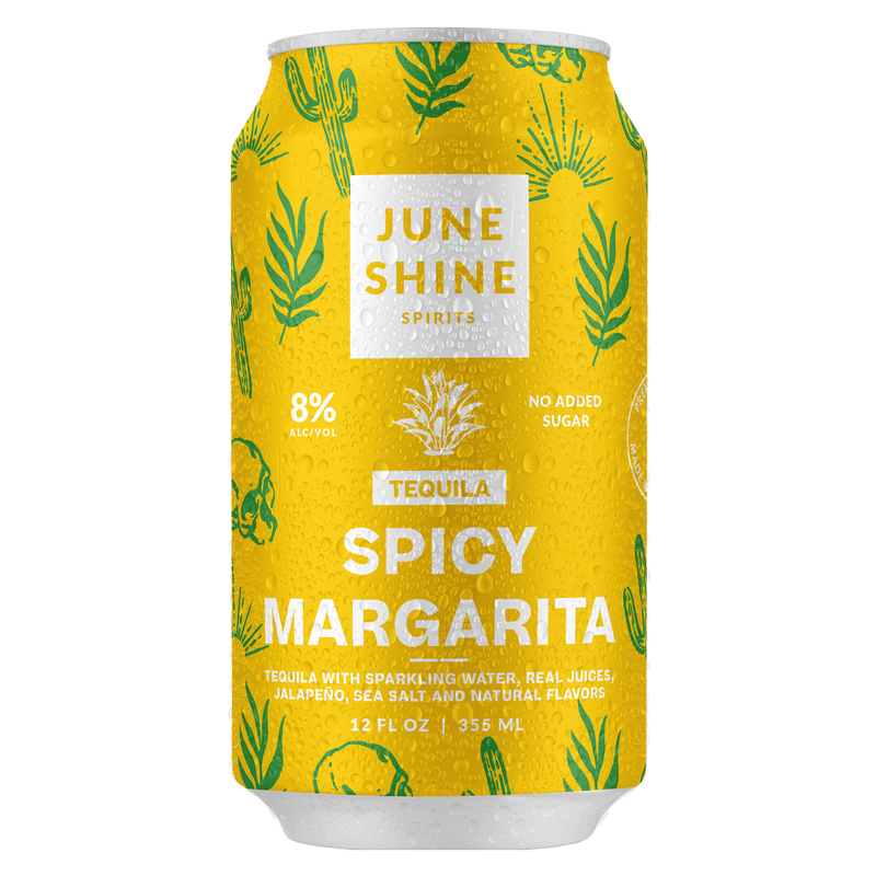 JuneShine Spicy Margarita Single 12oz Can 8% ABV