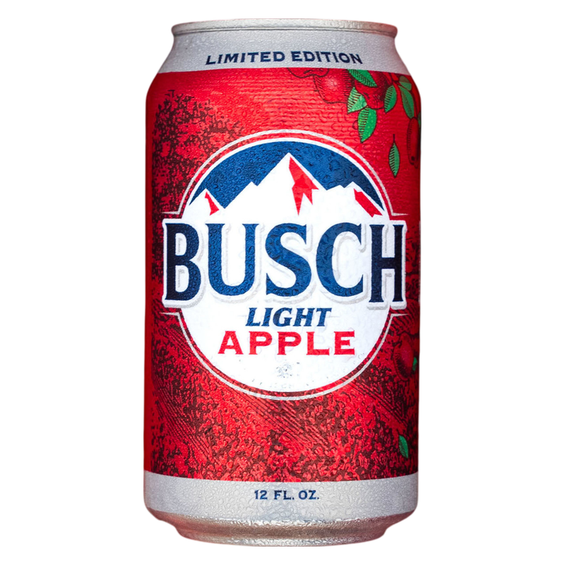 Busch Light Apple 30pk 12oz Can 4.1% ABV