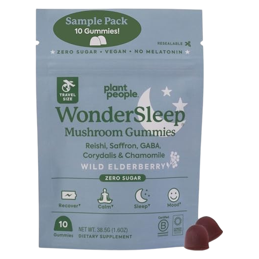 Plant People Wondersleep Mushroom Gummies, 10ct