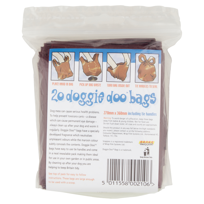 Snappies Doggie Doo Bags, 20pcs