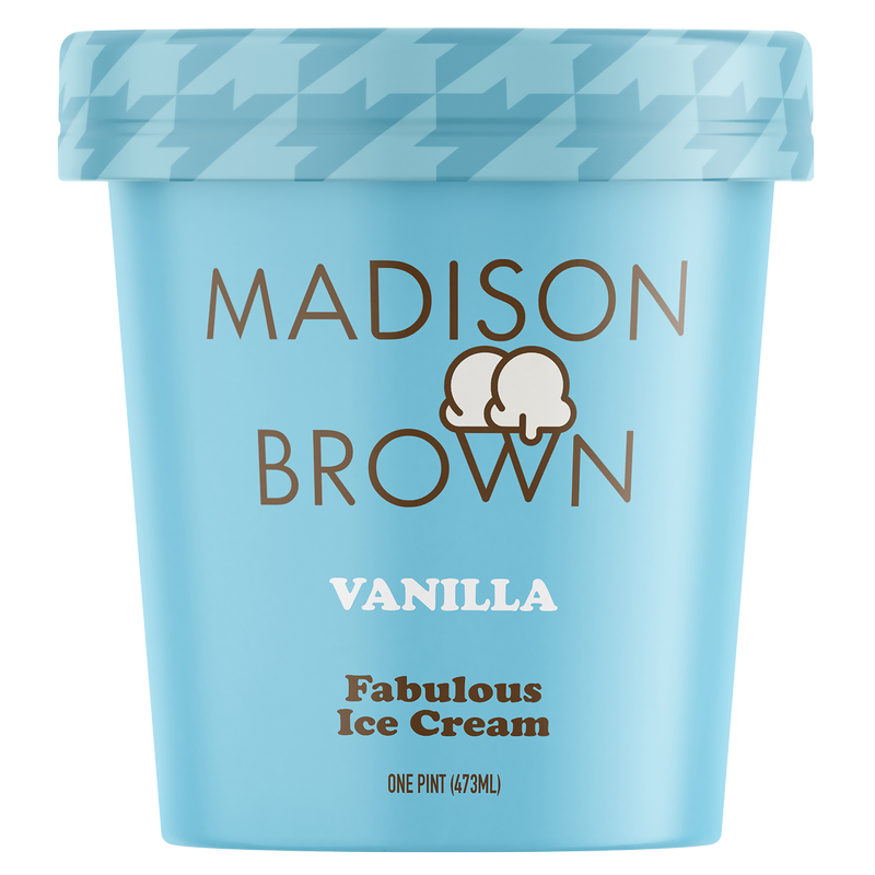 Madison Brown Vanilla Ice Cream 16oz