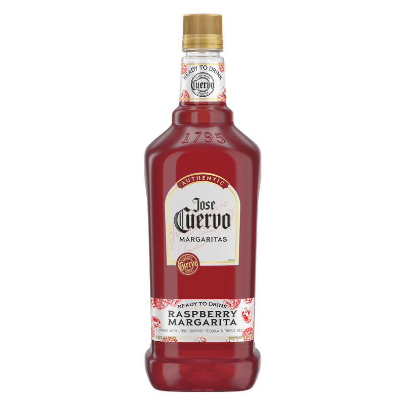 Jose Cuervo Authentic Margarita Raspberry Ready to Drink Cocktail 1.75L 9.95% ABV
