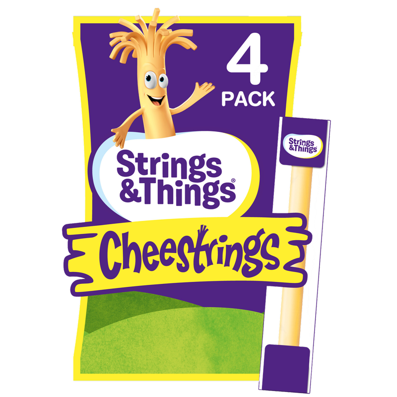 Cheestrings Cheese Snack, 4 x 20g