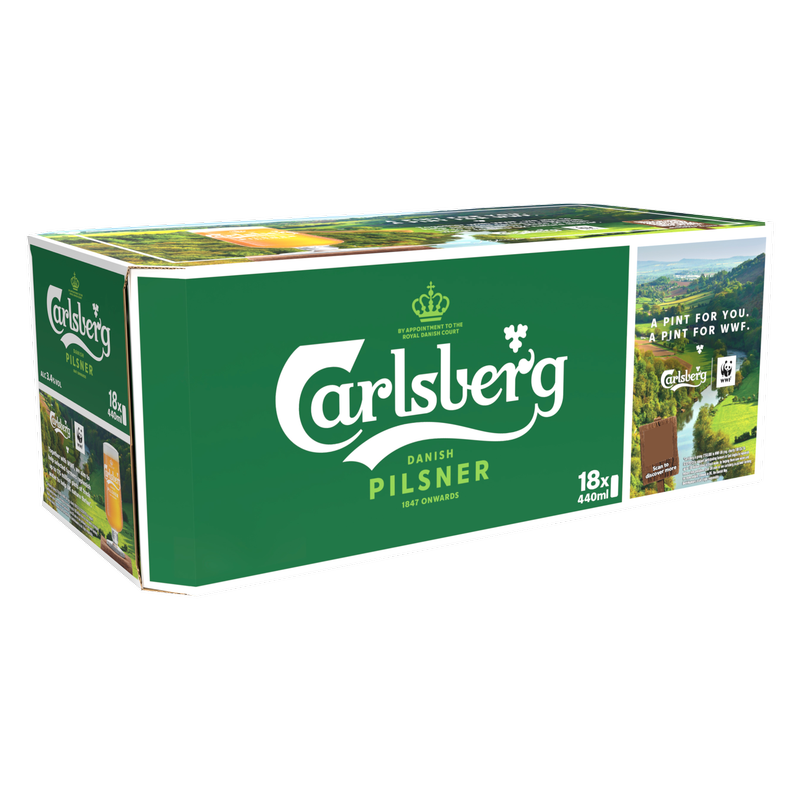 Carlsberg Pilsner, 18 x 440ml
